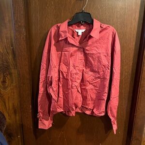 NWT Old Navy Red Button-Up Shirt